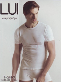 Lui T-shirt scollo tondo