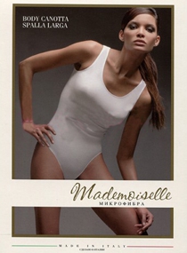 Mademoiselle Body canotta spalla larga